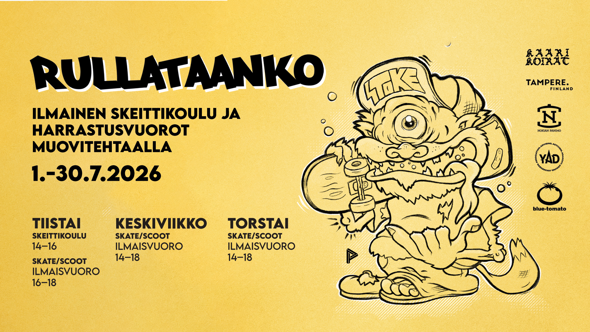Rullataanko projektin aikataulut heinäkuulle 2026