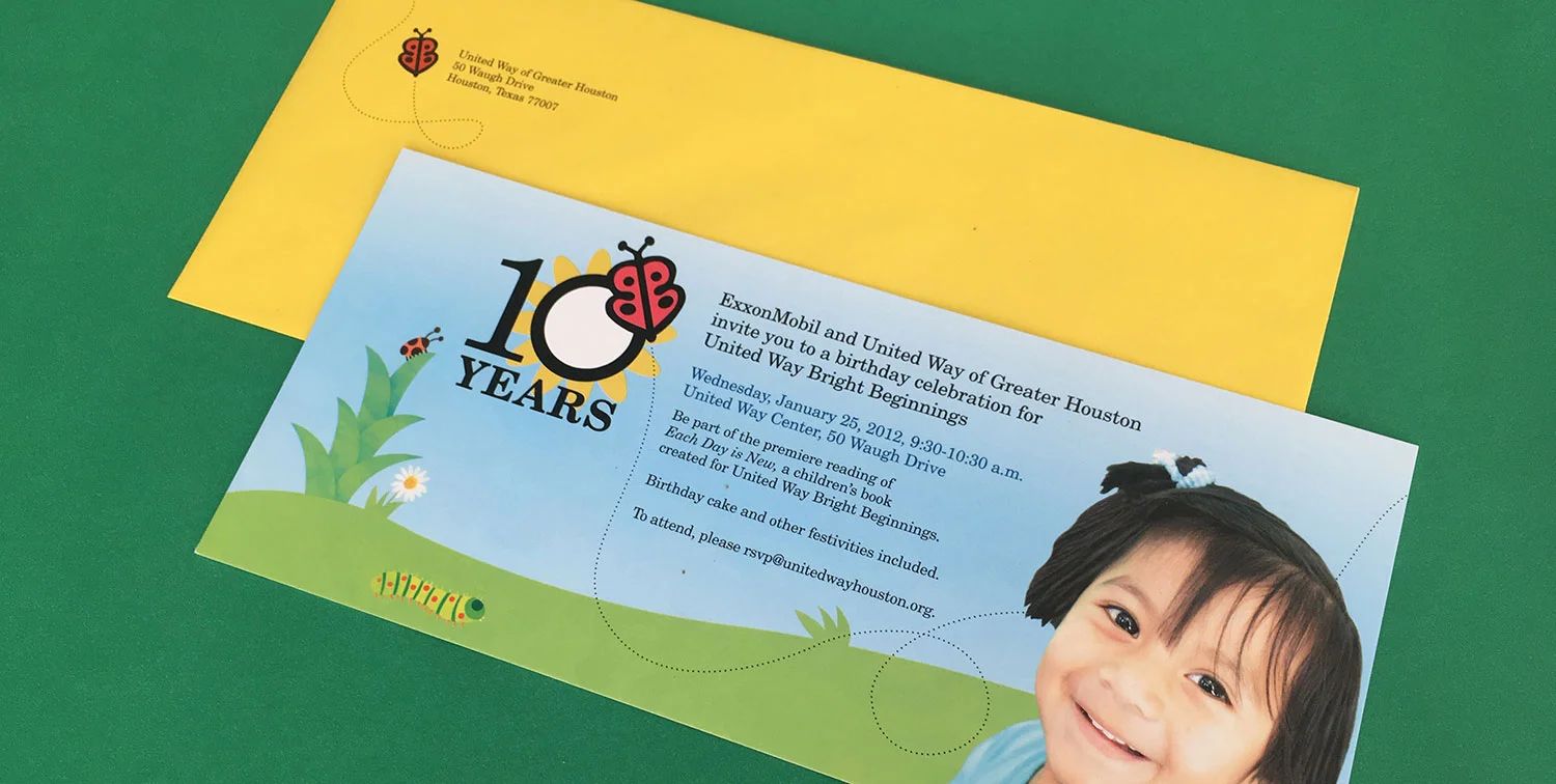  Print invitation accompanied an e-vite 