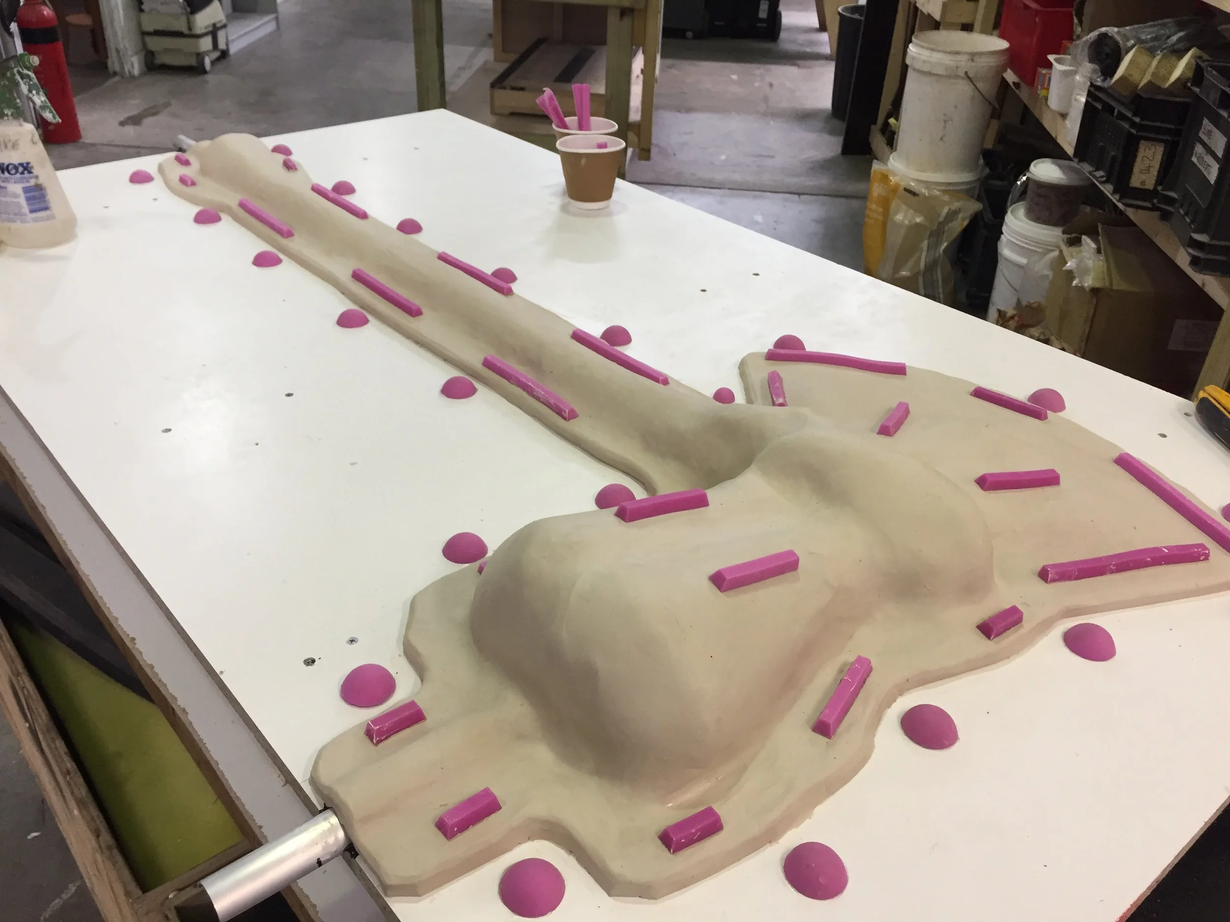 clay negative molding 