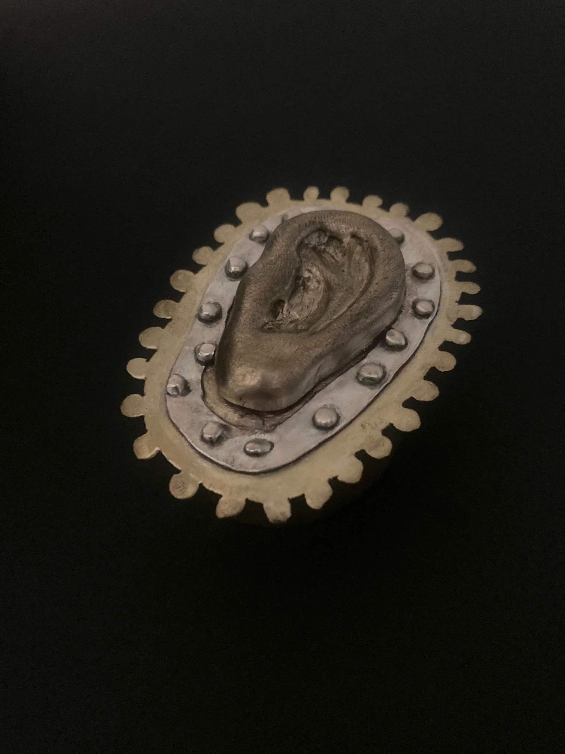 Ear cuff + reliquary, 2025