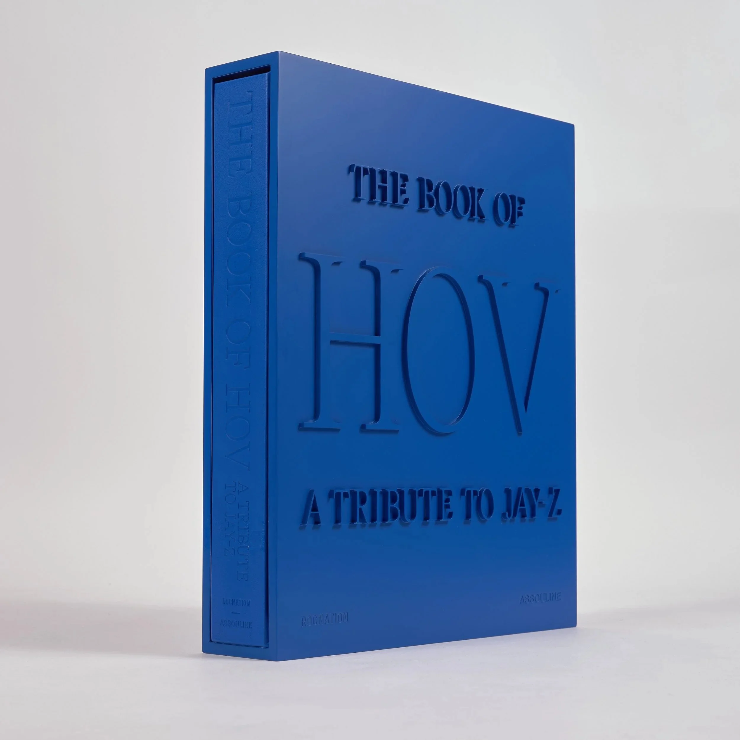 Blue Book of Hov hardcover photographed upright against a white background.