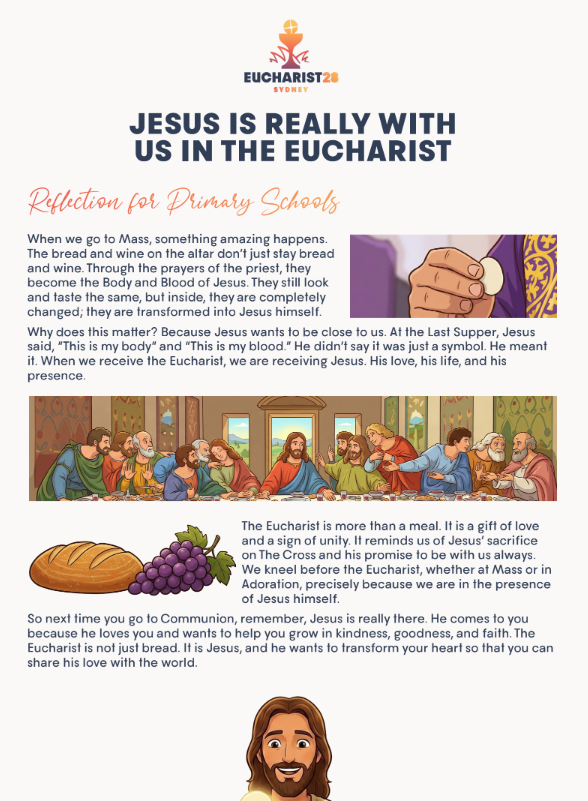 3. The Transcendence of the Eucharist