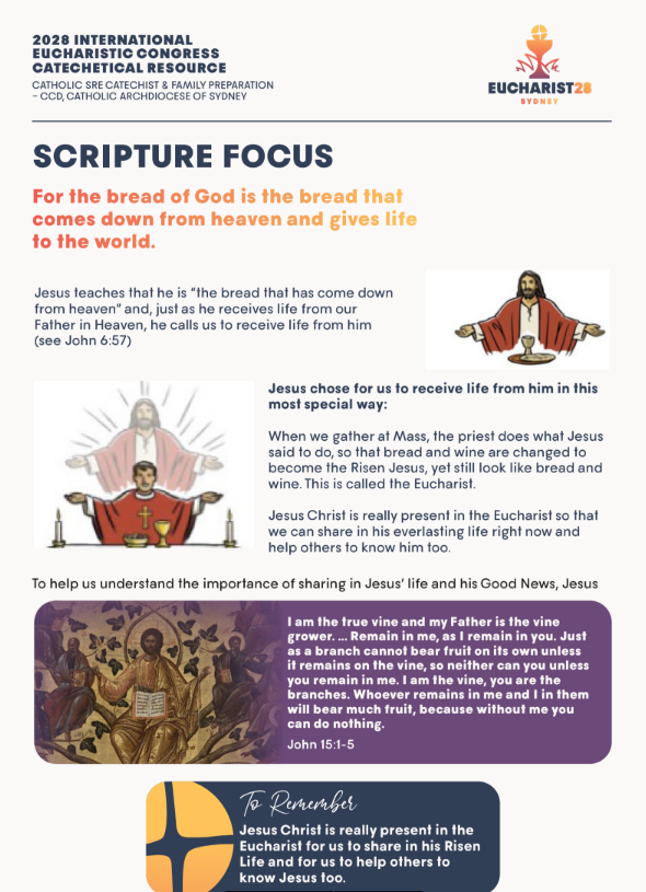 3. The Transcendence of the Eucharist