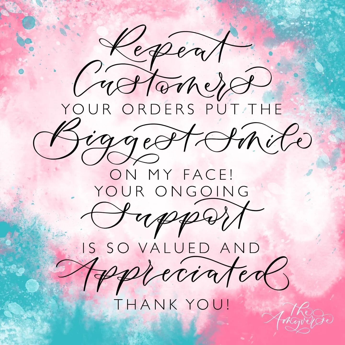 Repeat customers are the best.
When I see the little star next to someone's name, which means they've place an order before, I get the biggest smile on my face. 
On Sunday, I posted that I was really close to my next milestone (13,000 sales) and then