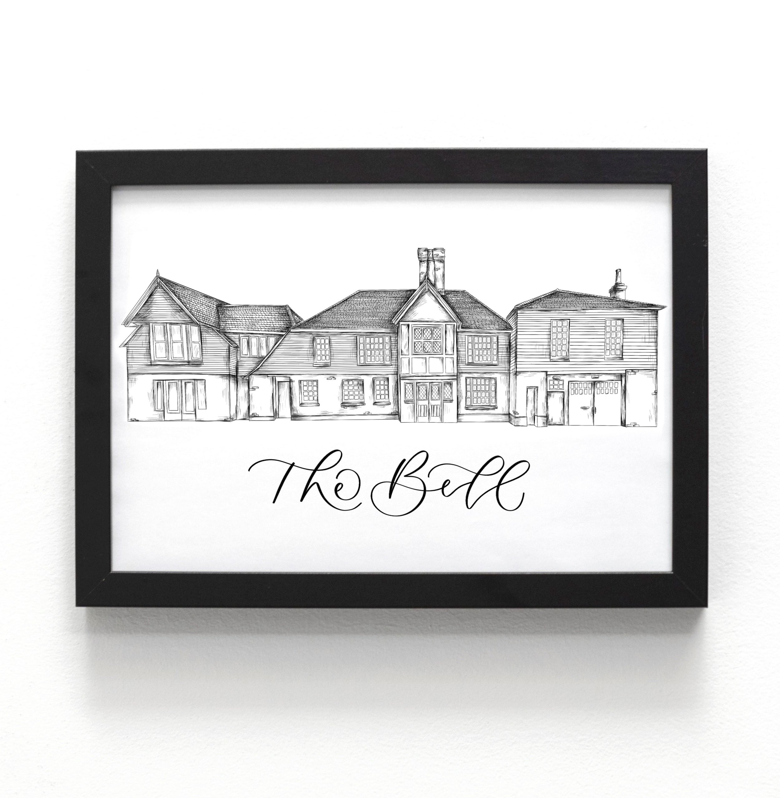 The Bell Ticehurst drawing - venue illustration of The Bell Ticehurst by The Amyverse.jpg