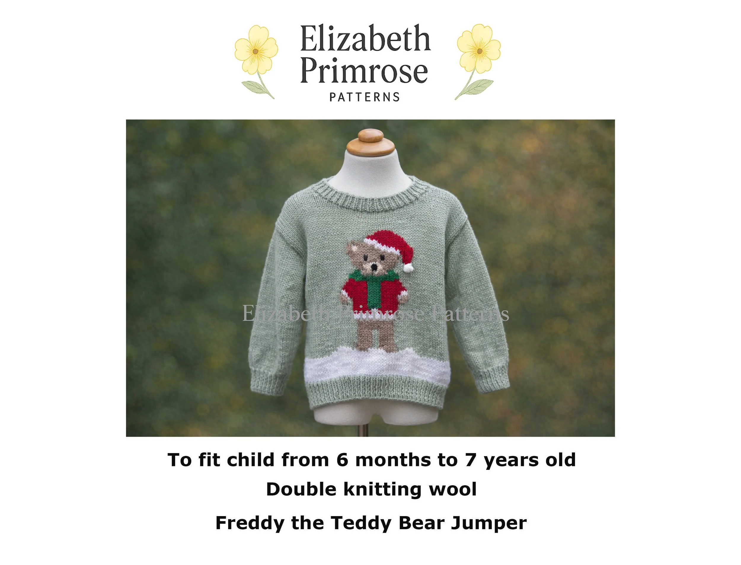Freddy the Teddy Bear Jumper P181