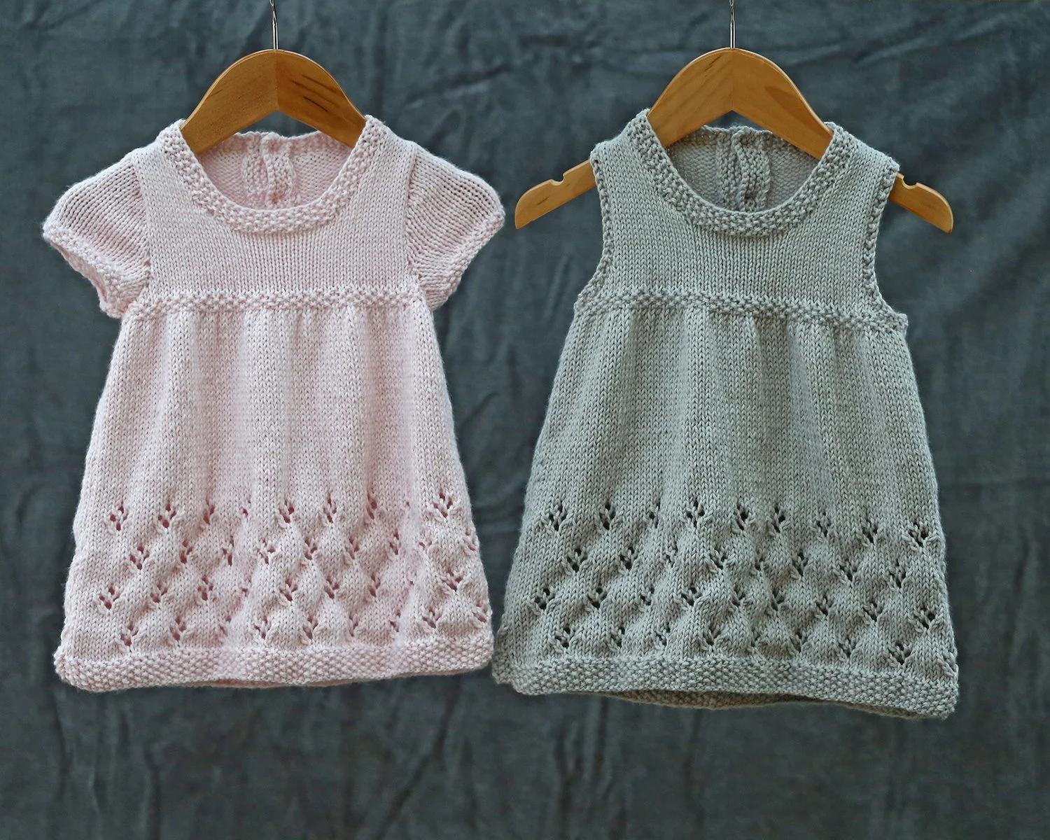 Short Sleeved and Sleeveless Snowflake Dress to fit from birth to 7 years old