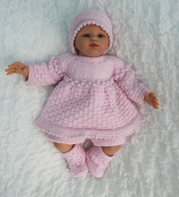 Angel Top, Pants, Bodysuit, Hat and Bootees Knitting Pattern for Doll ...