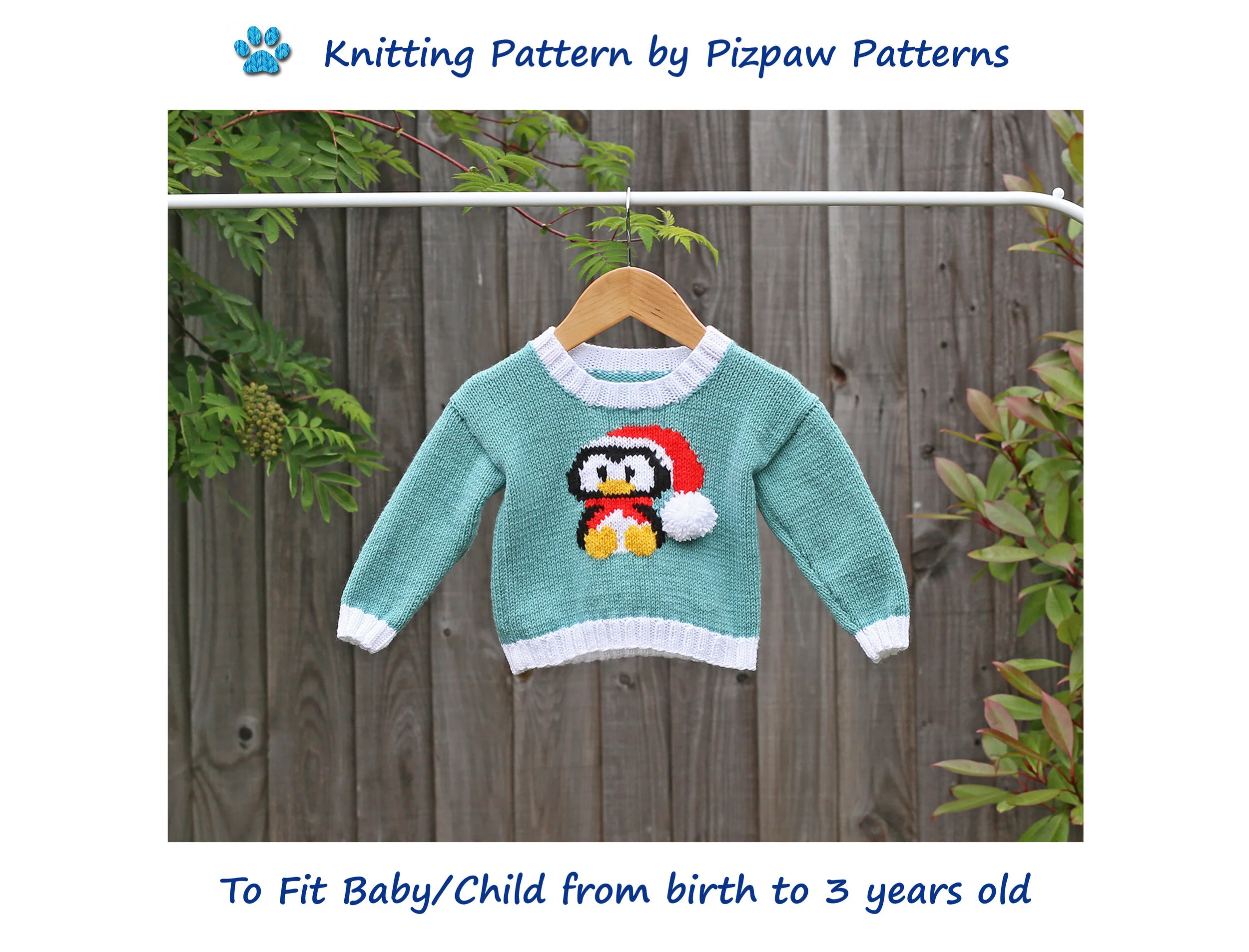 Sweater Pattern Knitting Patterns For Children's Christmas