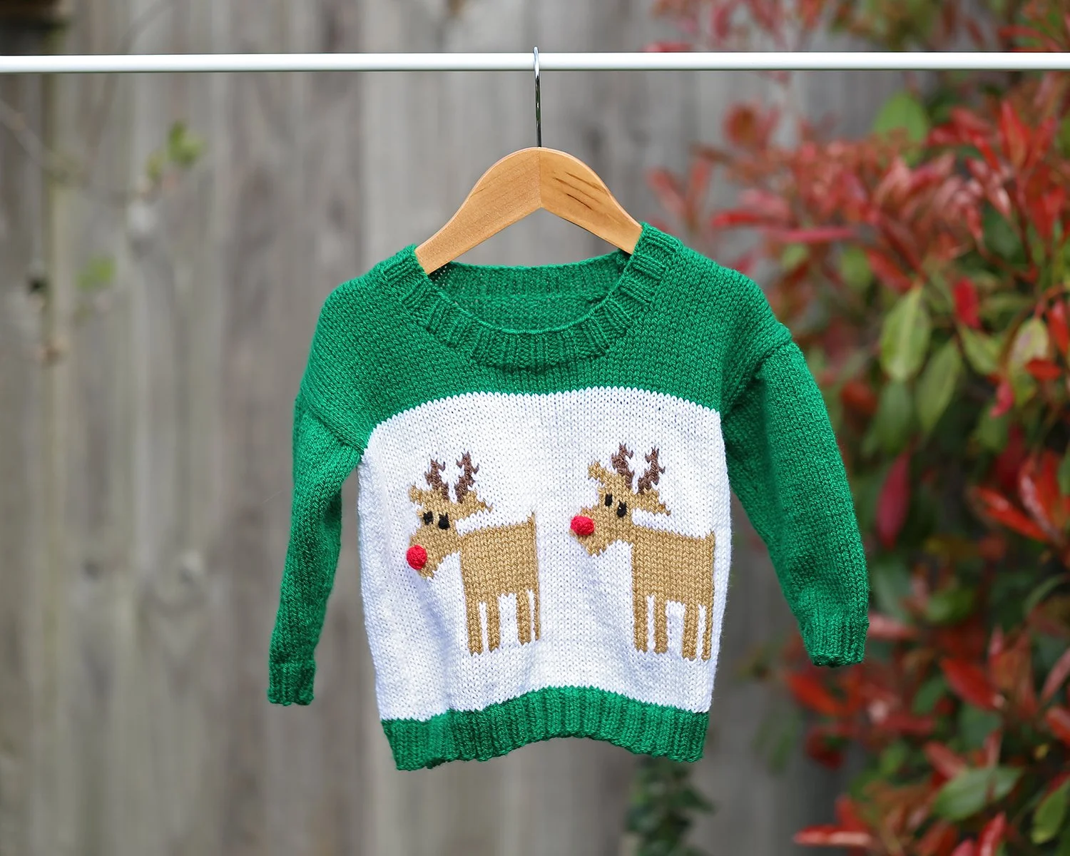 Reindeer Knitting Patterns For Children's Christmas Jumpers