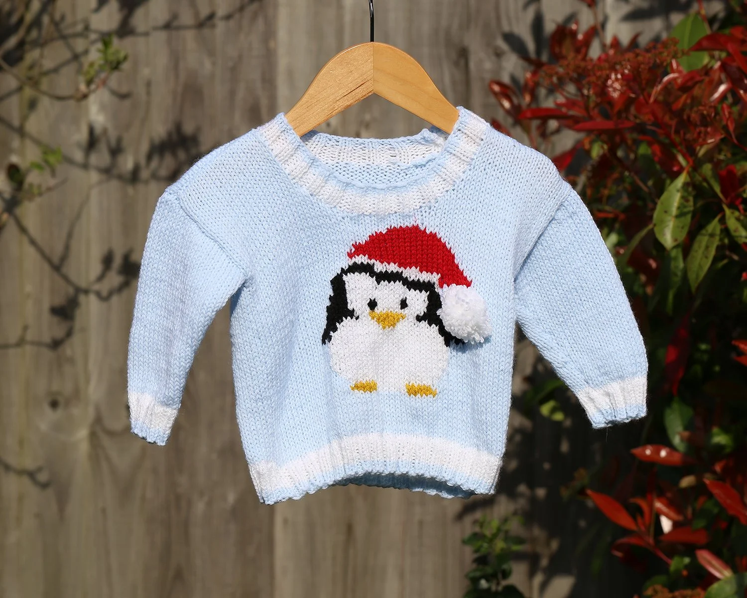 Pizpaw Christmas Jumper Knitting Pattern Baby Christmas Jumper