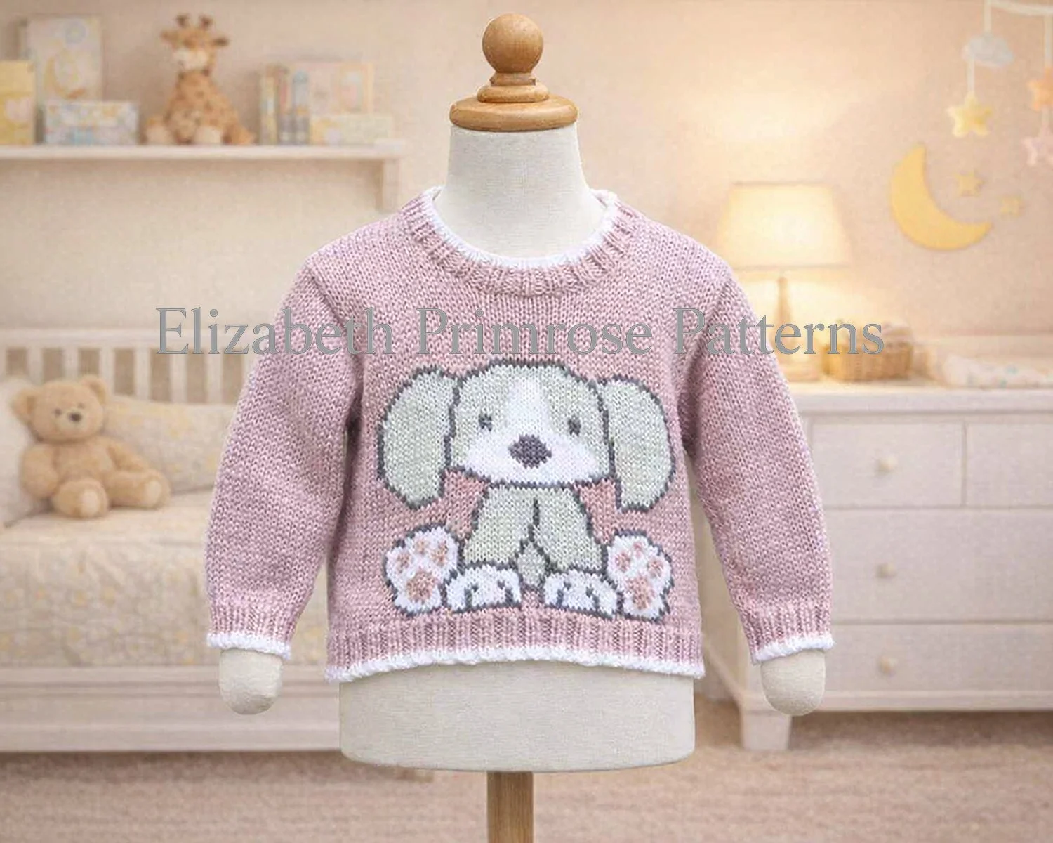 P065 Puppy sweater knitting pattern by Elizabeth Primrose Patterns.jpg