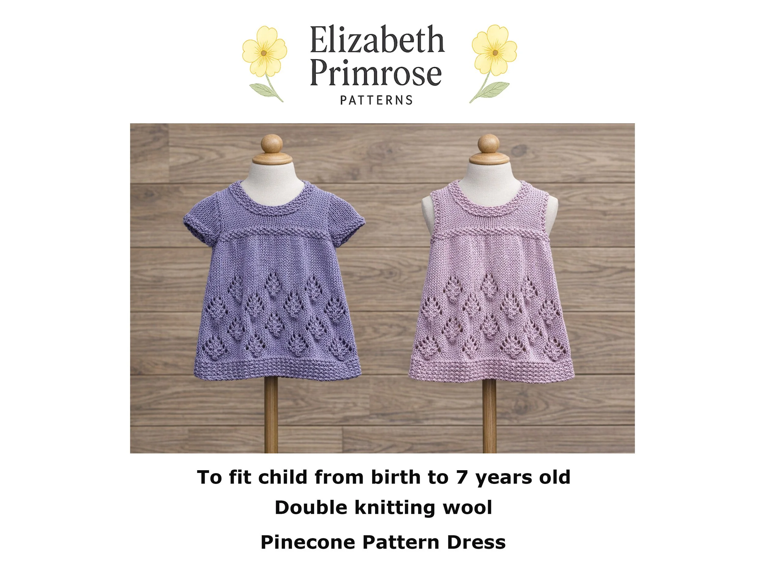 P137 Pinecone Dress DK knitting pattern by Elizabeth Primrose Patterns.jpg