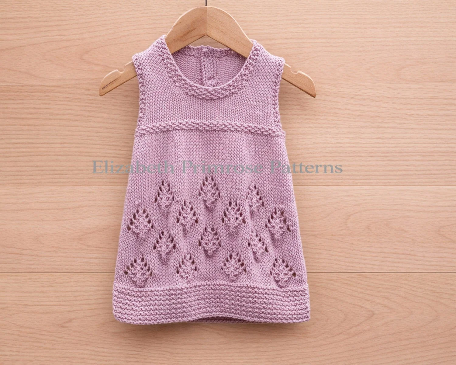 P137 Pink Tunic Dress knitting pattern by Elizabeth Primrose.jpg