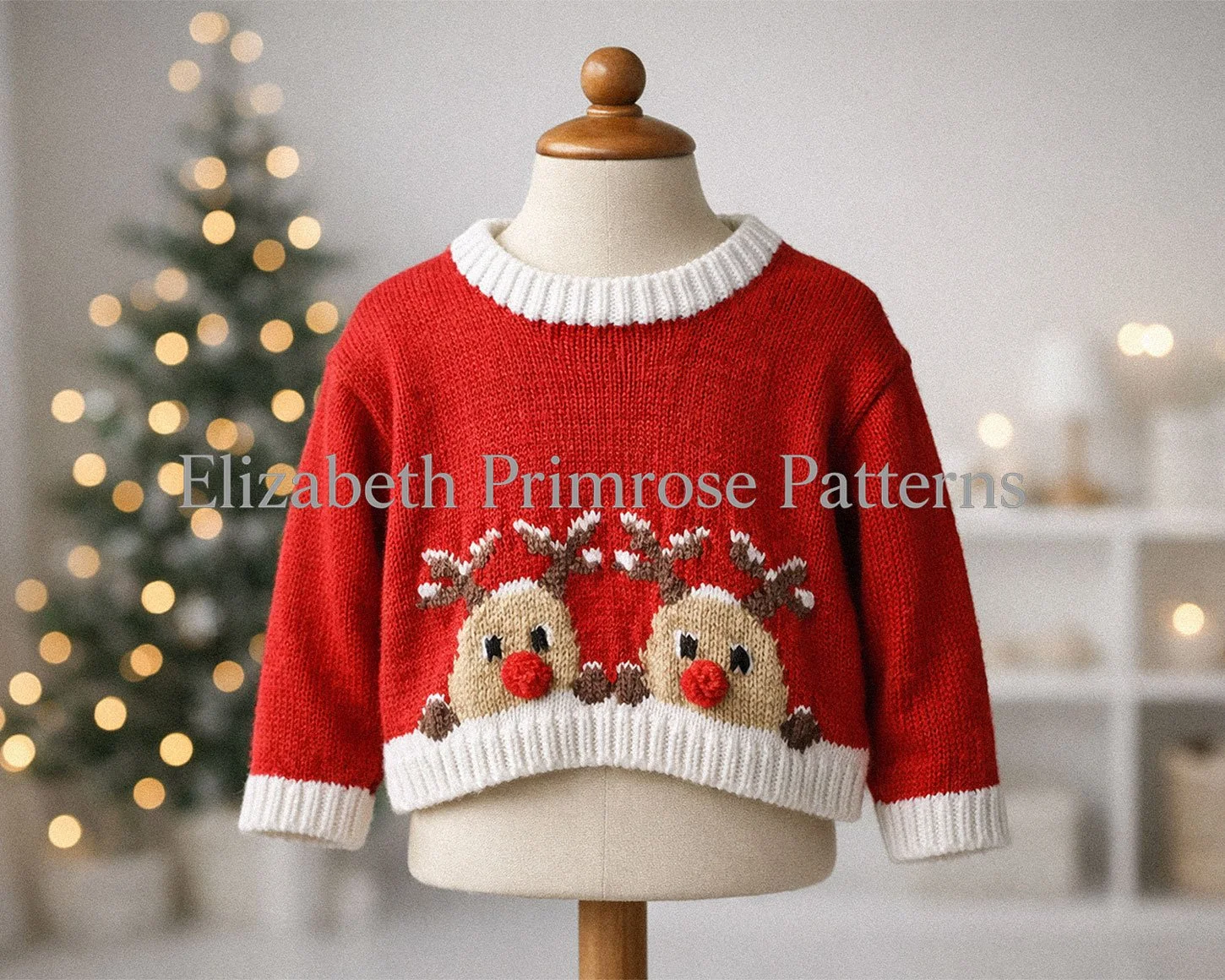 Peekaboo Reindeers Jumper