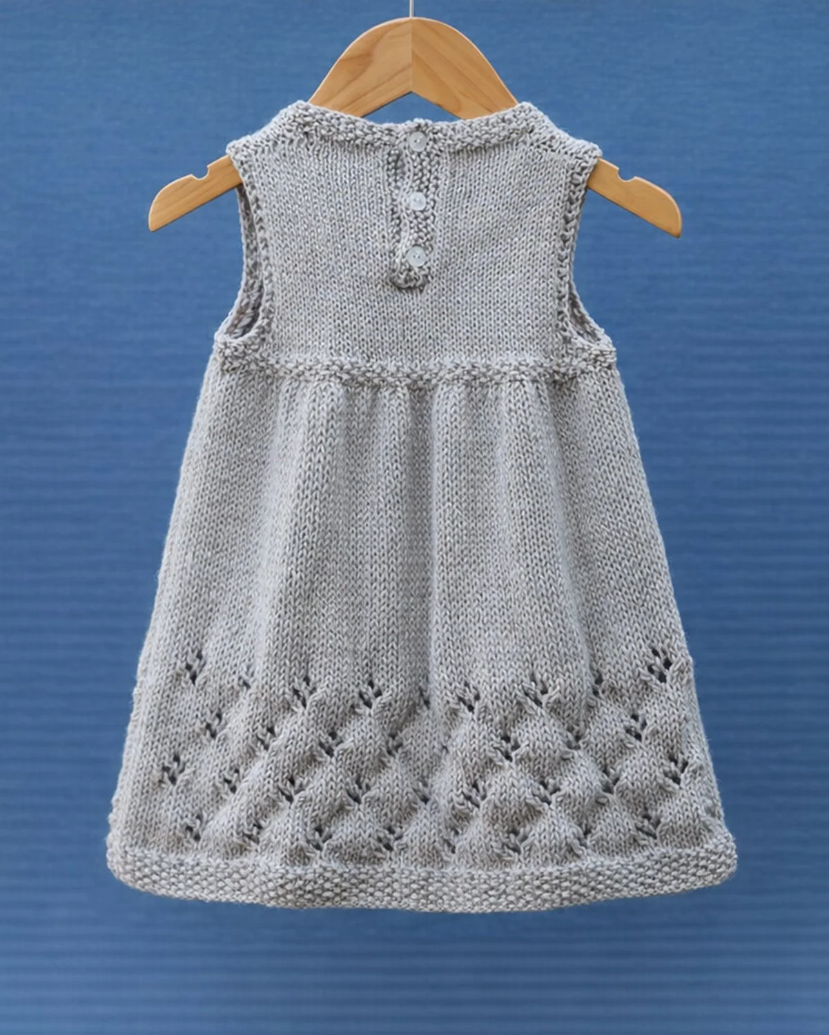 winter knitted chiffon dress Winifred Frilled Knitted Dress-Navy
