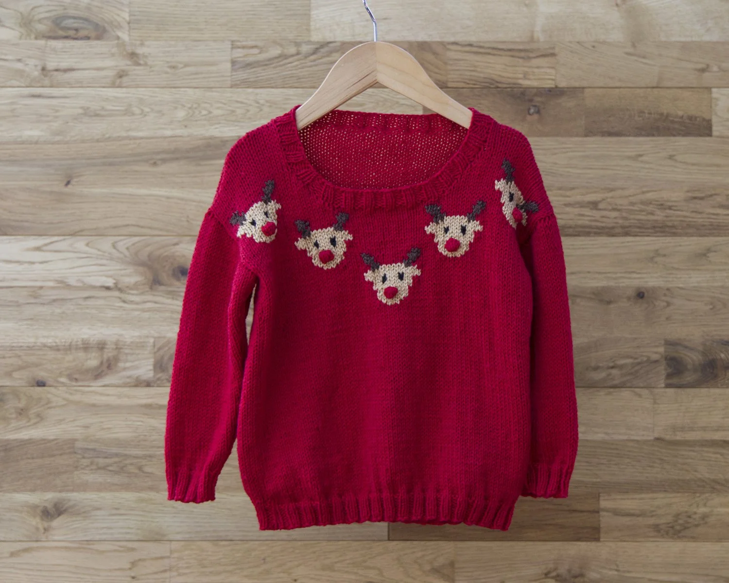 P164 Knitting Pattern Childrens Reindeer Sweater.jpg