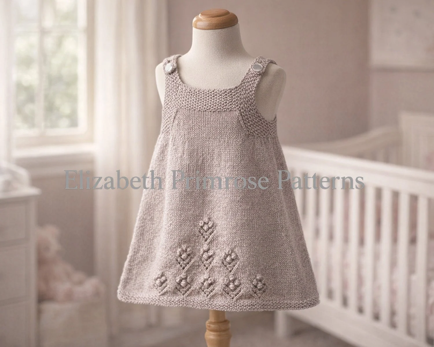 pinafore dress knitting pattern Knitting a baby pinafore dress