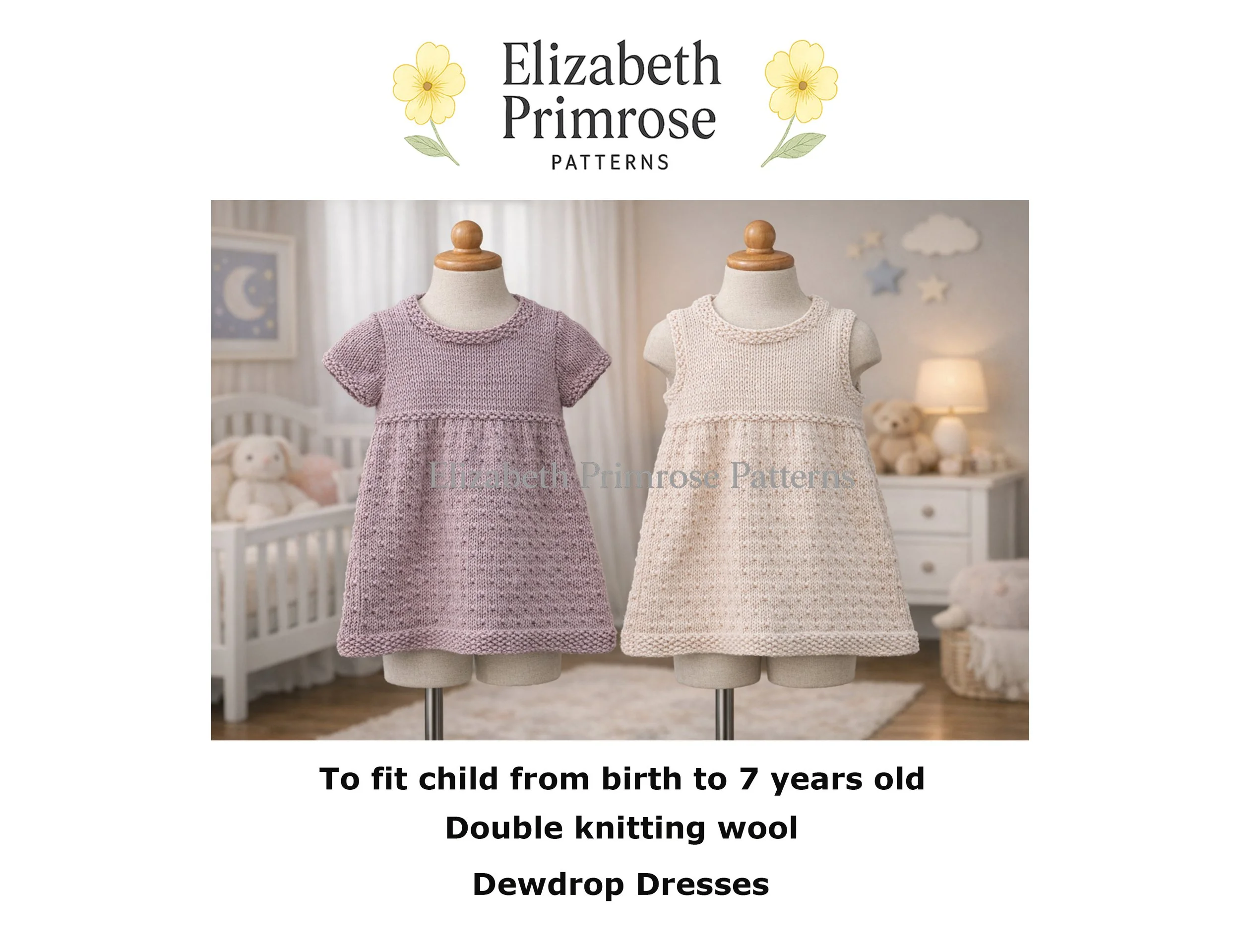 Dewdrop Dresses Knitting Pattern P162