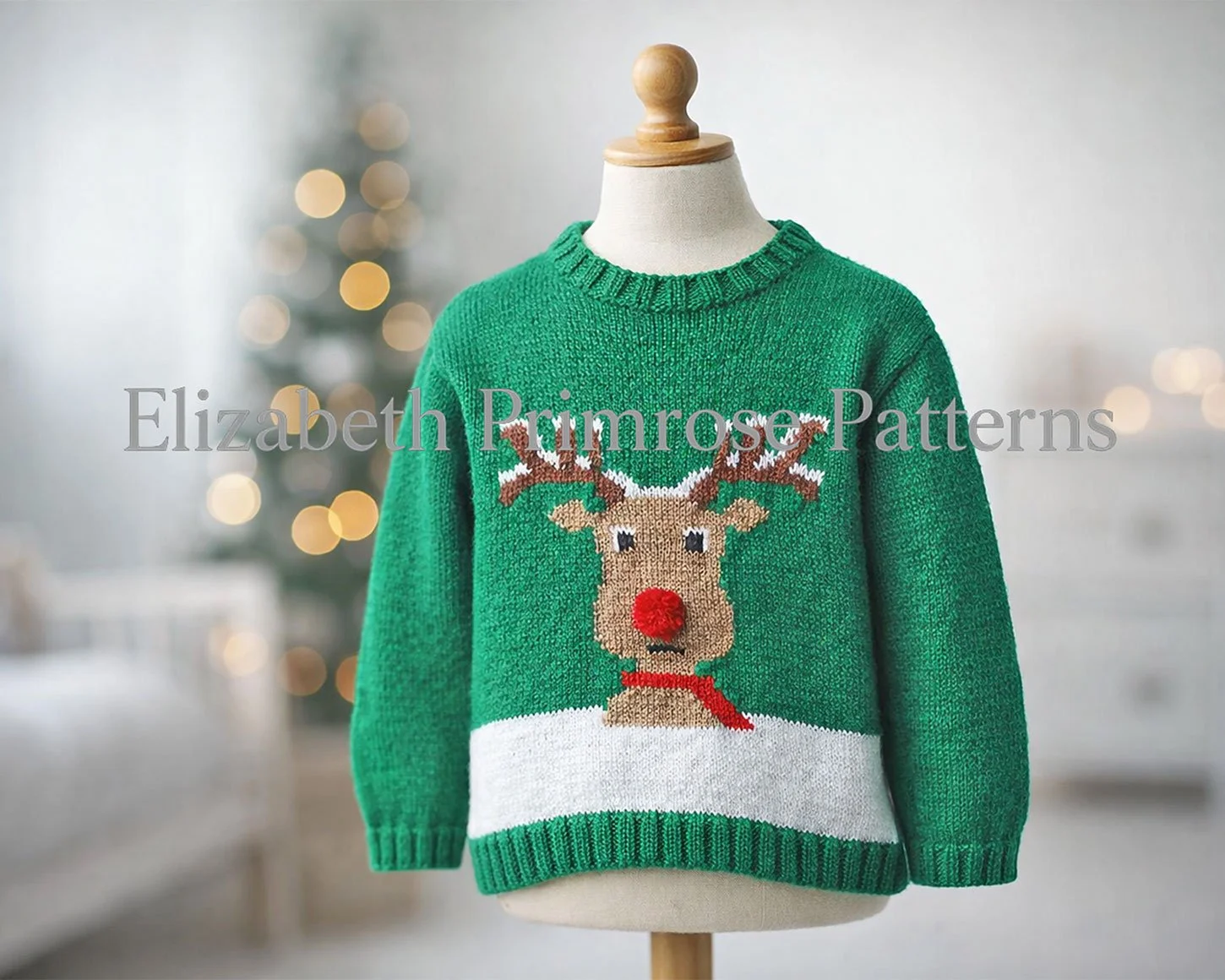 Snowy Rudolph Jumper