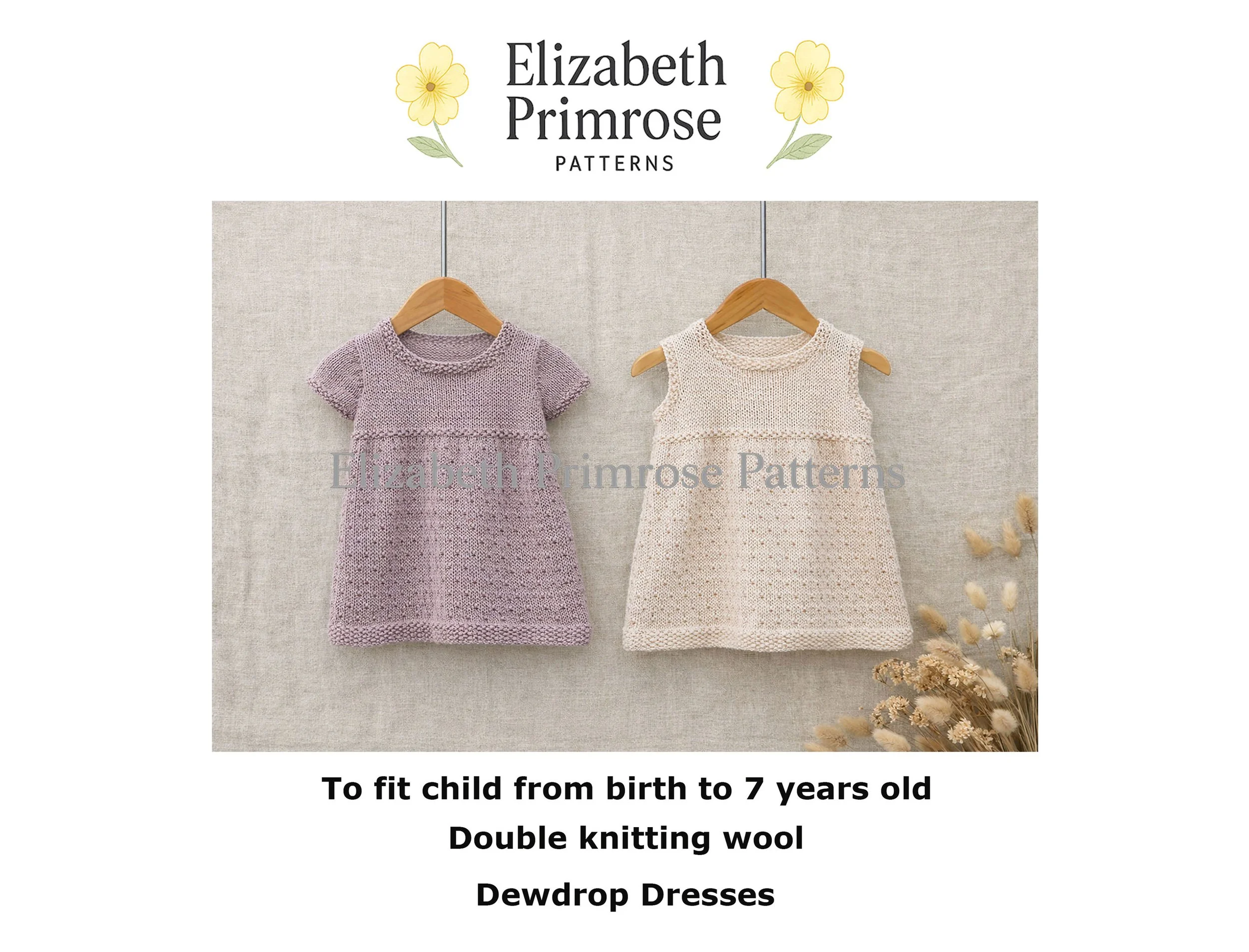 Dewdrop Dresses Knitting Pattern P162