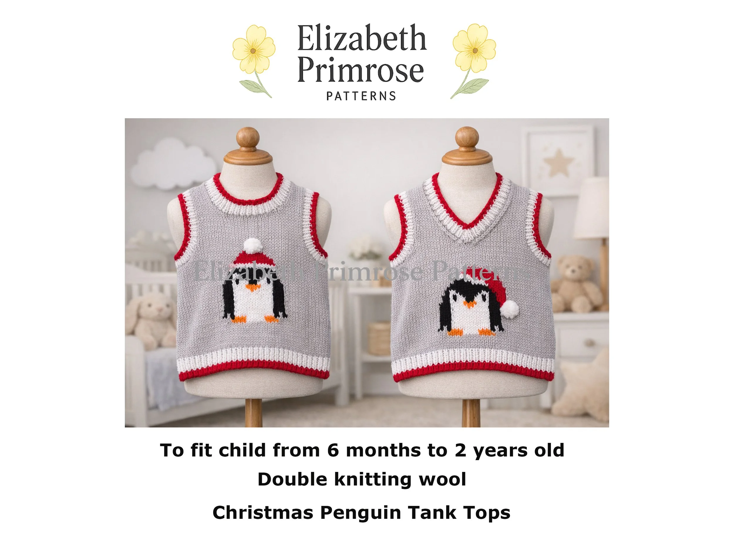 Christmas Penguin Tank Tops P167