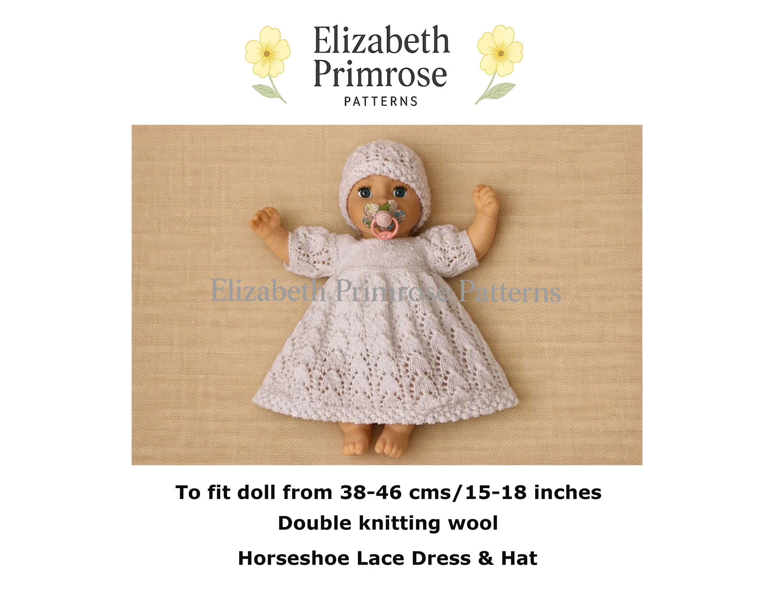 Horseshoe Lace Set Knitting Pattern P54