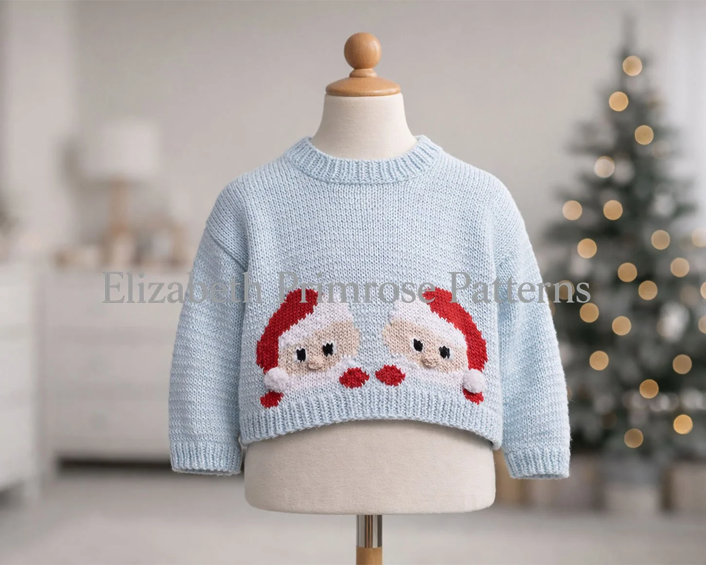 Double Peekaboo Santa Jumper