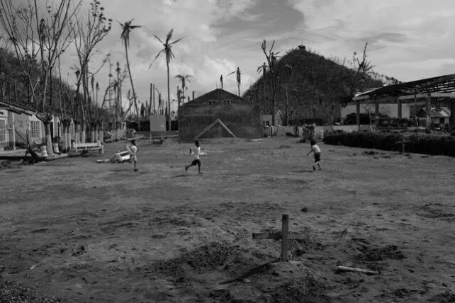 schoolyard cemetery, philippines 2013