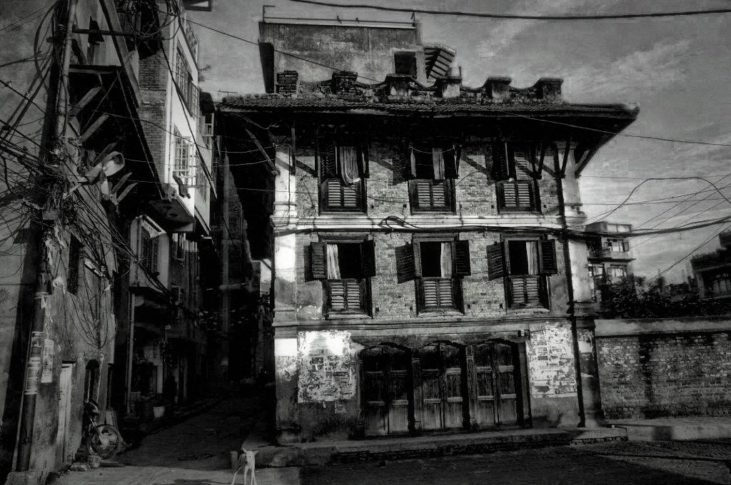 the chowk, kathmandu, nepal