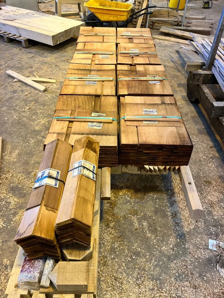 What our gazebo's looks like moments before they start their journey to you're garden