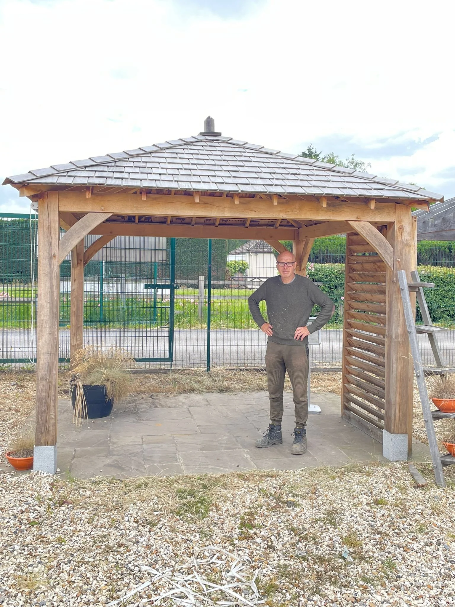 How to Install a Gazebo on Pavers?