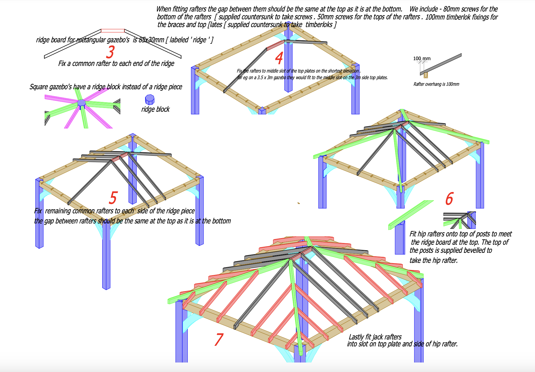 Oak gazebo Oak pergola Wooden gazebo wooden pergola