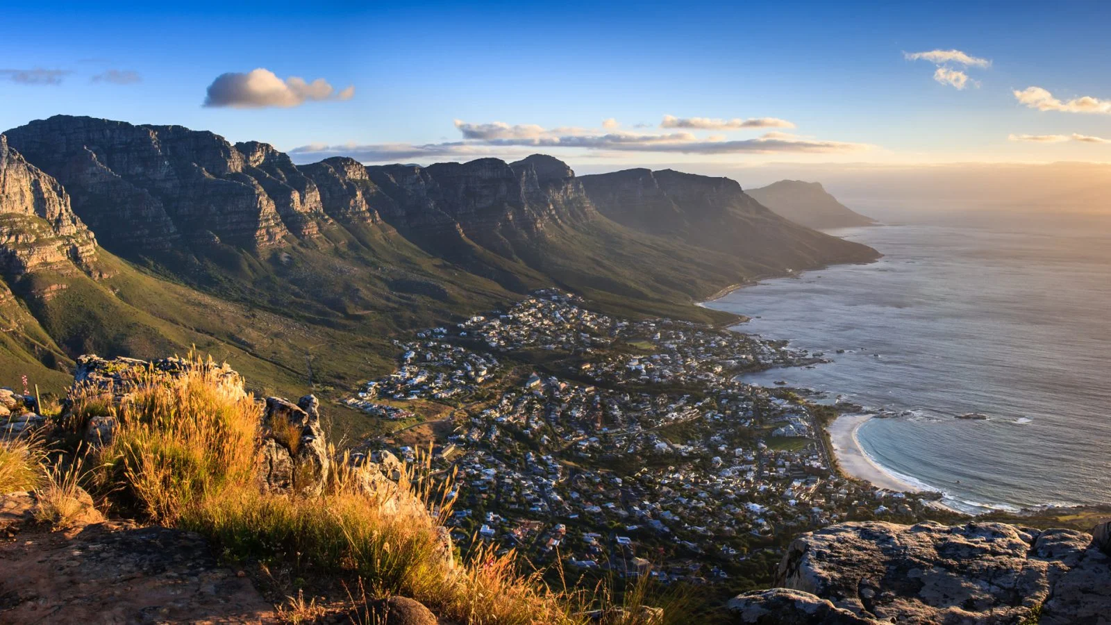 The 12 Apostles standing guard over Camps Bay