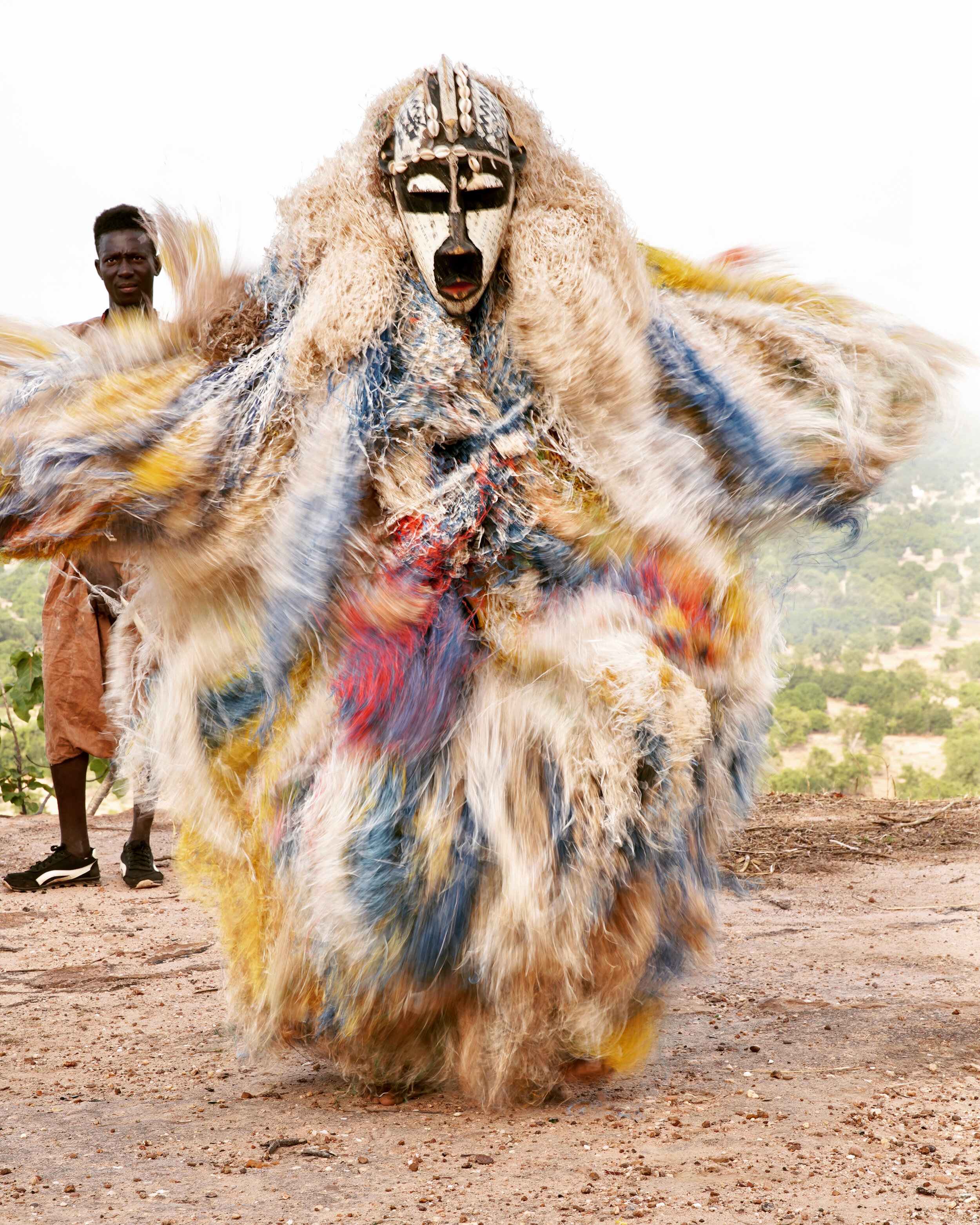 Mali masked dancer