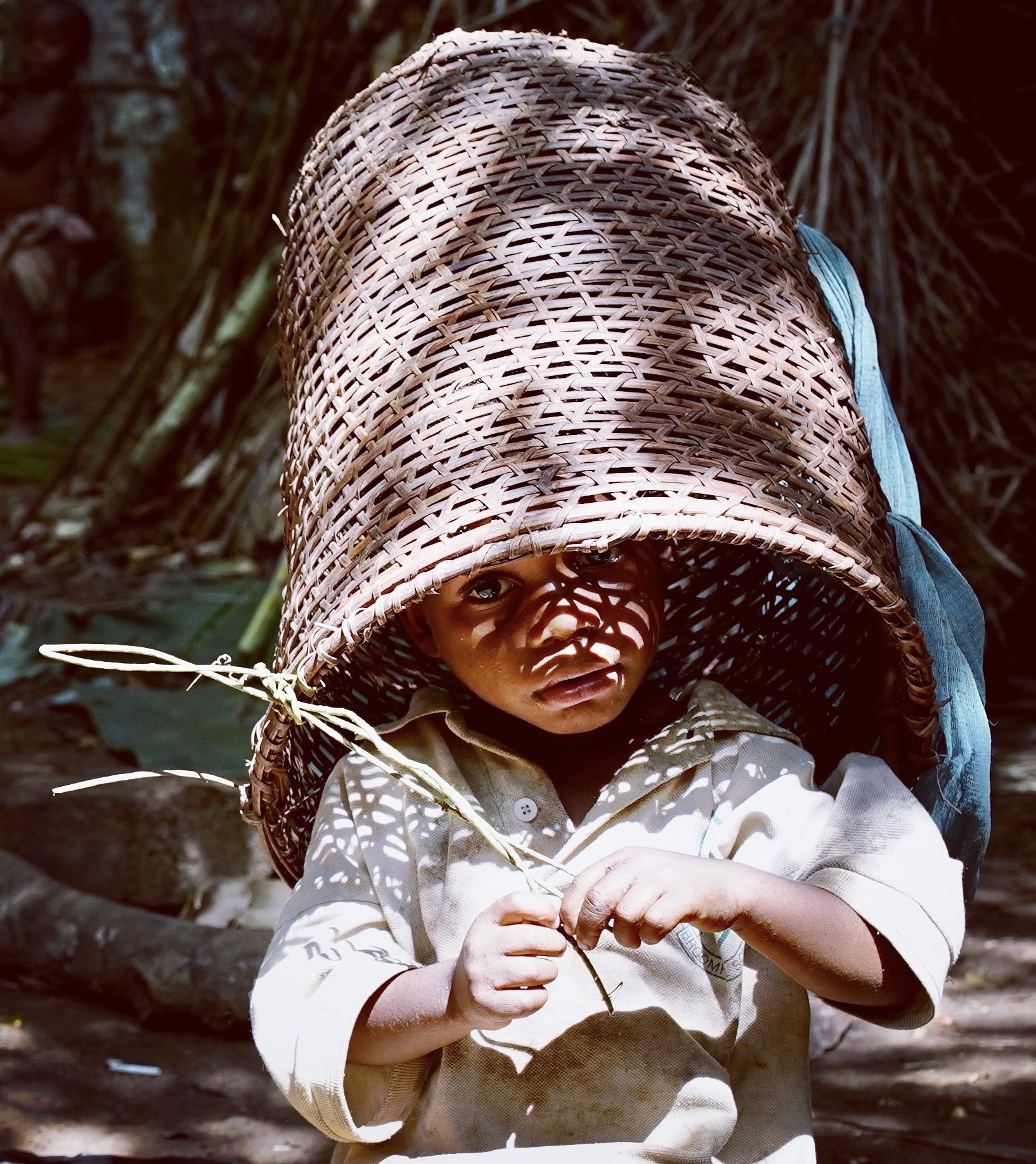 Baka Pygmy boy. Cameroon 