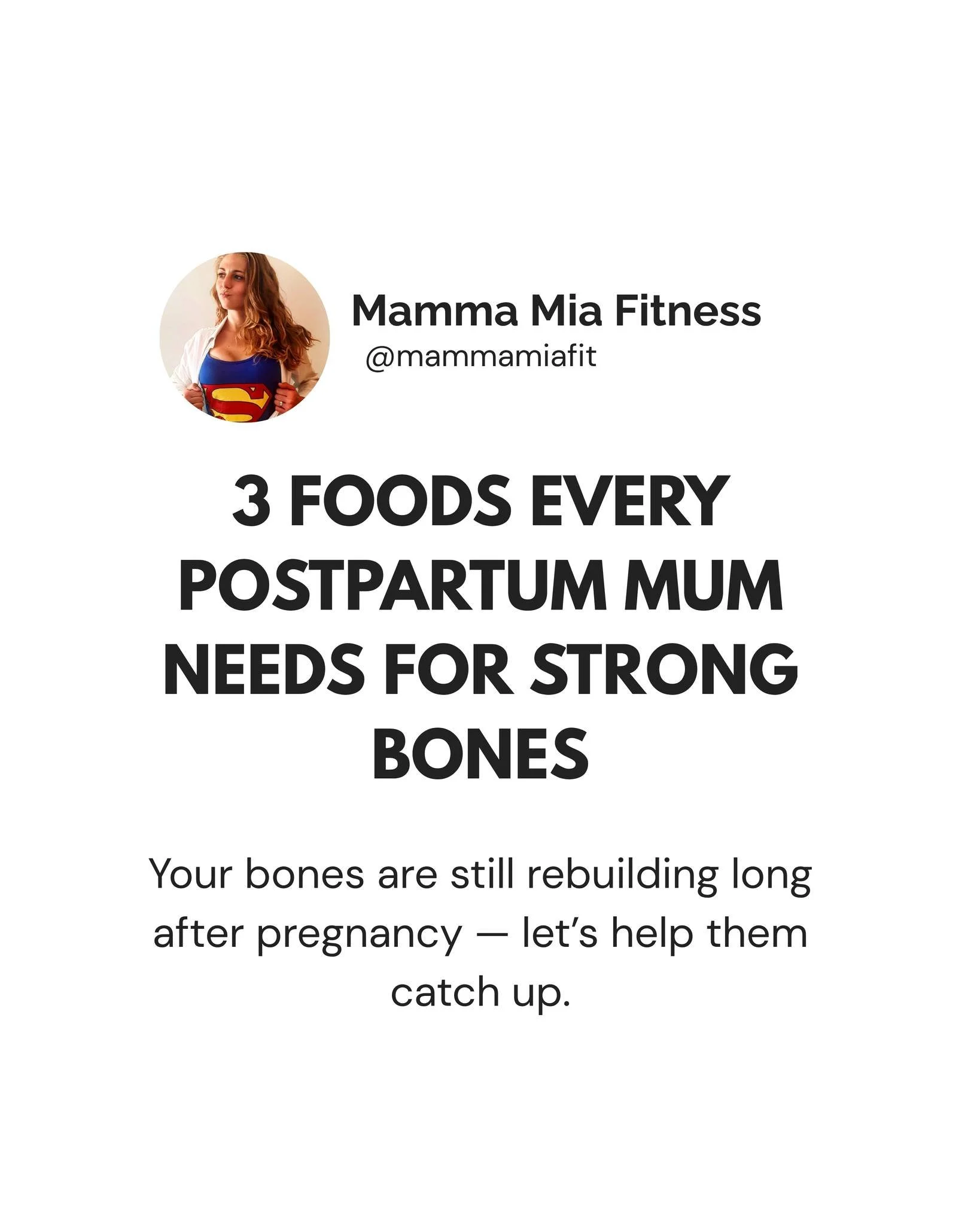 Did you know that by the time your baby turns one, your bones might still be in recovery mode from pregnancy and breastfeeding? Most mums focus on calcium&hellip; but the real magic happens when you pair it with the right nutrients.

After my second 