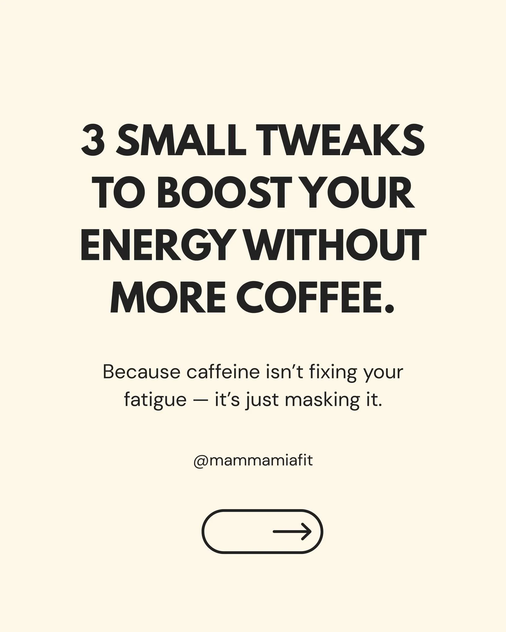 Ever feel like no amount of coffee can keep your eyes open past 3 p.m.? ☕
You&rsquo;re not broken &mdash; your body&rsquo;s just begging for real fuel, not caffeine.

After my second C-section, I lived on lattes and biscuits just to survive the day. 