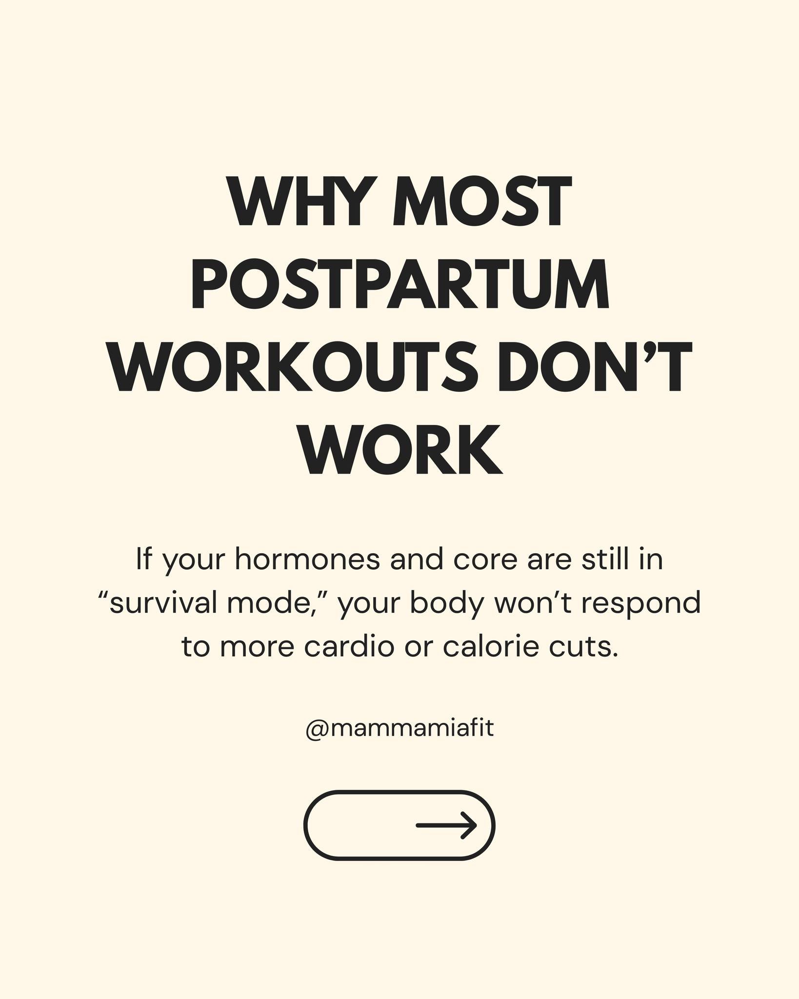 Most mums try to &ldquo;get their body back&rdquo; by doing workouts and cutting calories.
But if your hormones, core, and nervous system are still screaming &ldquo;I&rsquo;m not ready&rdquo;&hellip; no amount of squats or salads will work.

After my