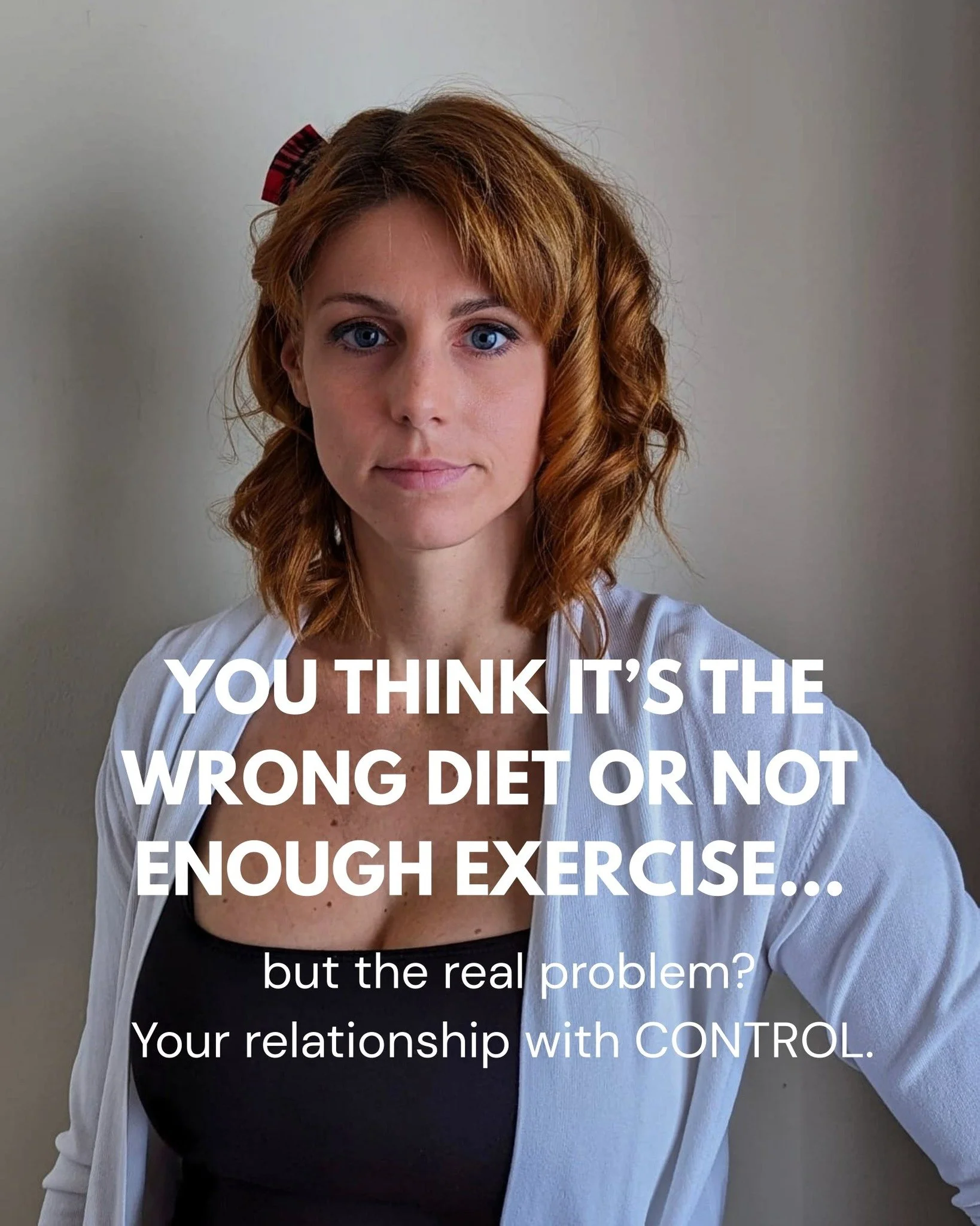 You think it&rsquo;s the wrong diet.
You think it&rsquo;s not enough exercise.
You think you&rsquo;re failing because you&rsquo;re not disciplined enough.

But in reality?
Most of the time, it&rsquo;s your relationship with control &mdash; shaped by 