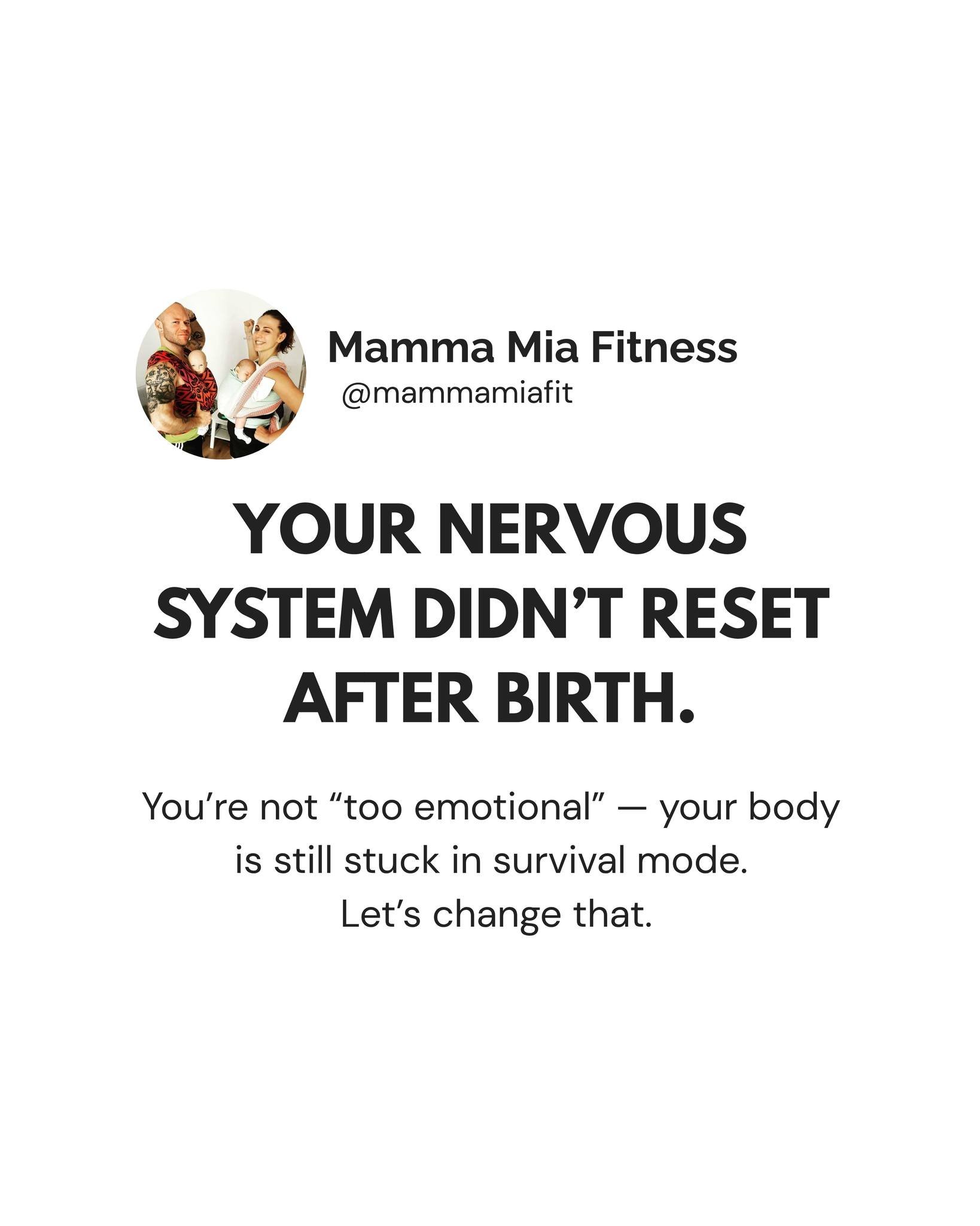 Motherhood can feel like living with your foot on the accelerator &mdash; no breaks, no breath.
But calming your nervous system doesn&rsquo;t need a yoga mat, a spa day, or a glass of wine.

After my second C-section, I lived in constant fight-or-fli