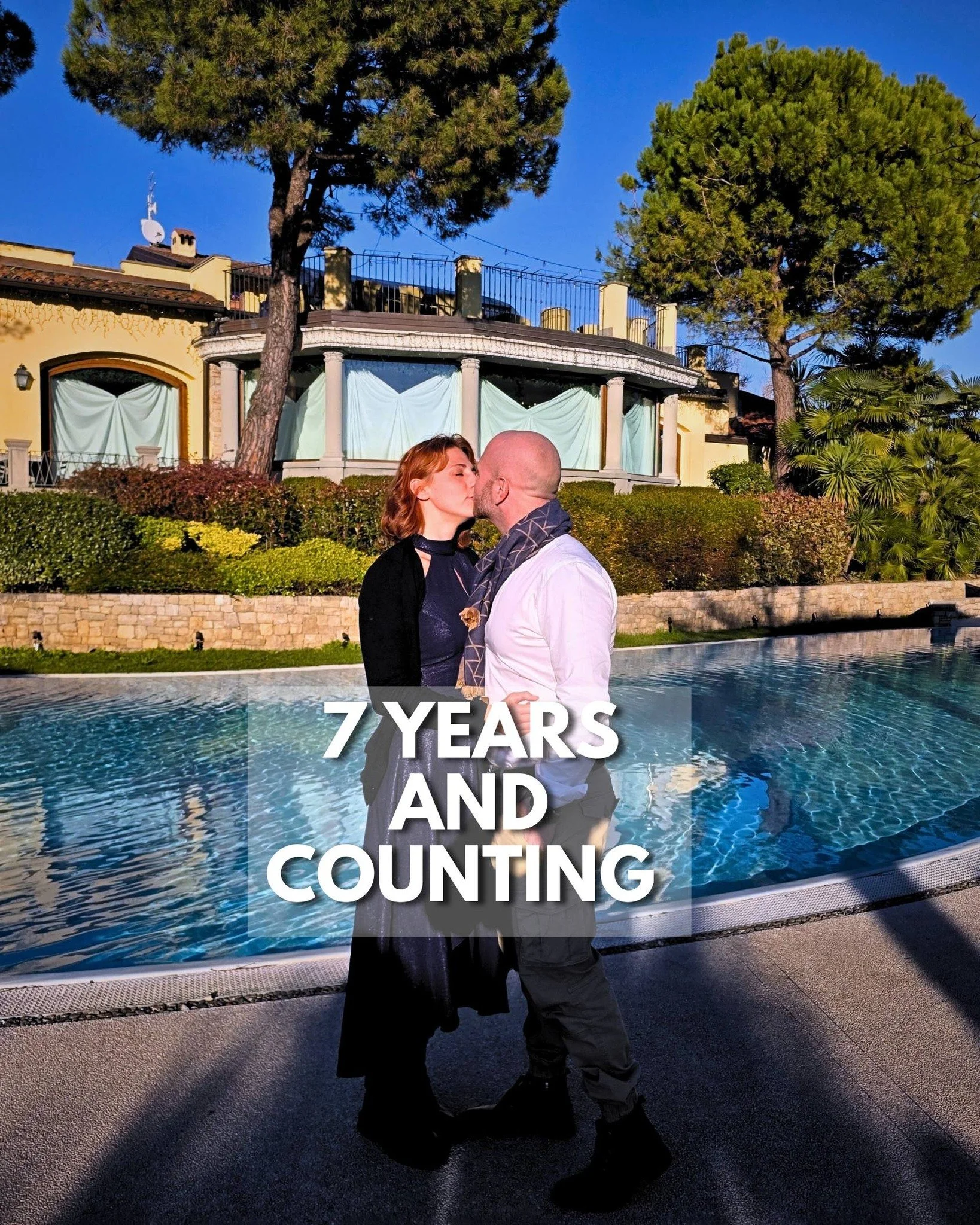 Seven years married.
Which doesn&rsquo;t sound that long when you say it out loud&hellip; but honestly? It feels like forever already. In a good way. A we&rsquo;ve-lived-a-few-lives-together kind of forever.

We knos people who&rsquo;ve been married 