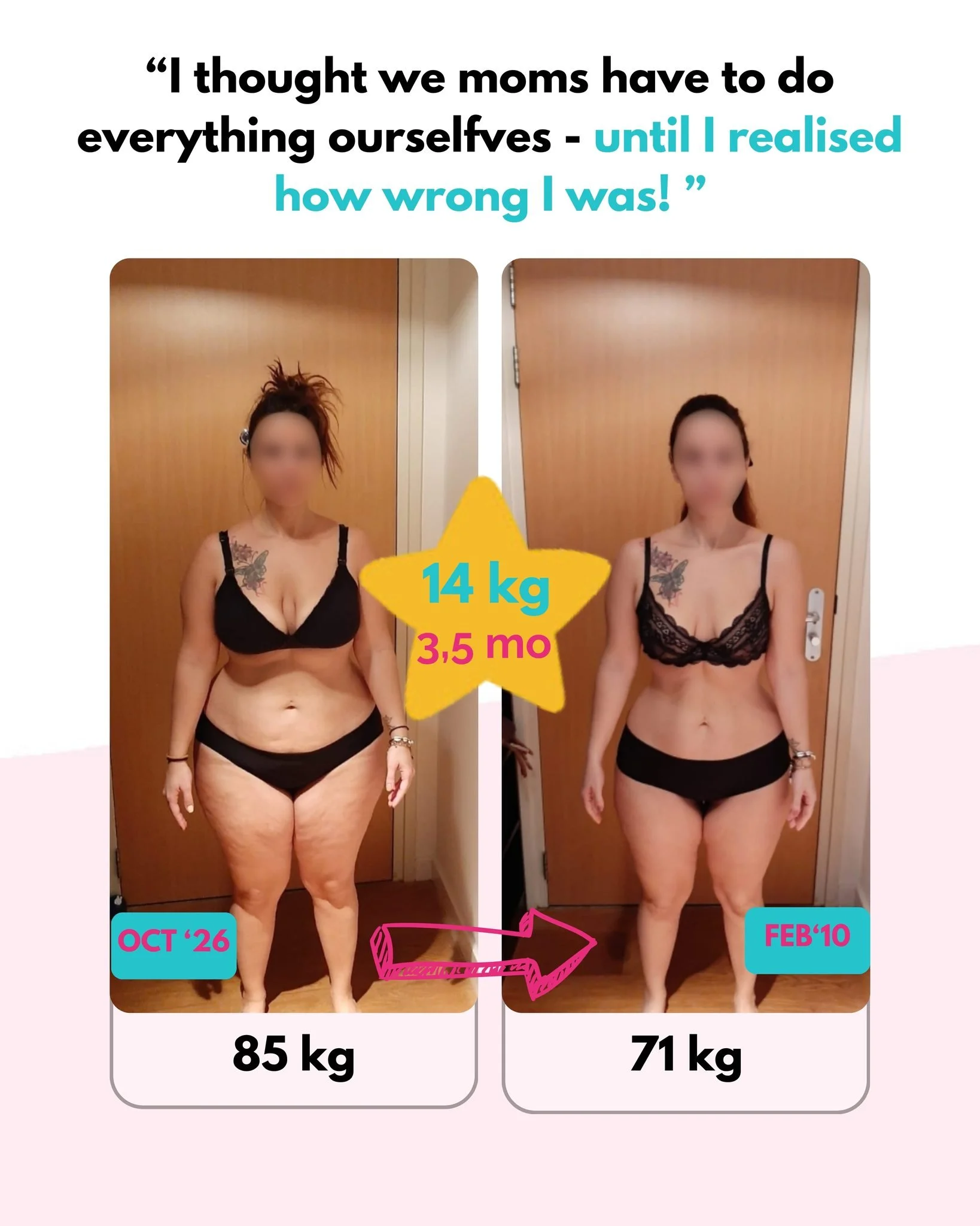 From drowning in stress and holiday pressure to feeling calm, strong, and actually present &mdash; in just 12 weeks.
This is how Silvia did it.

Silvia is an Italian mum living abroad with a 9-month-old. December felt like a tornado &mdash; family pl