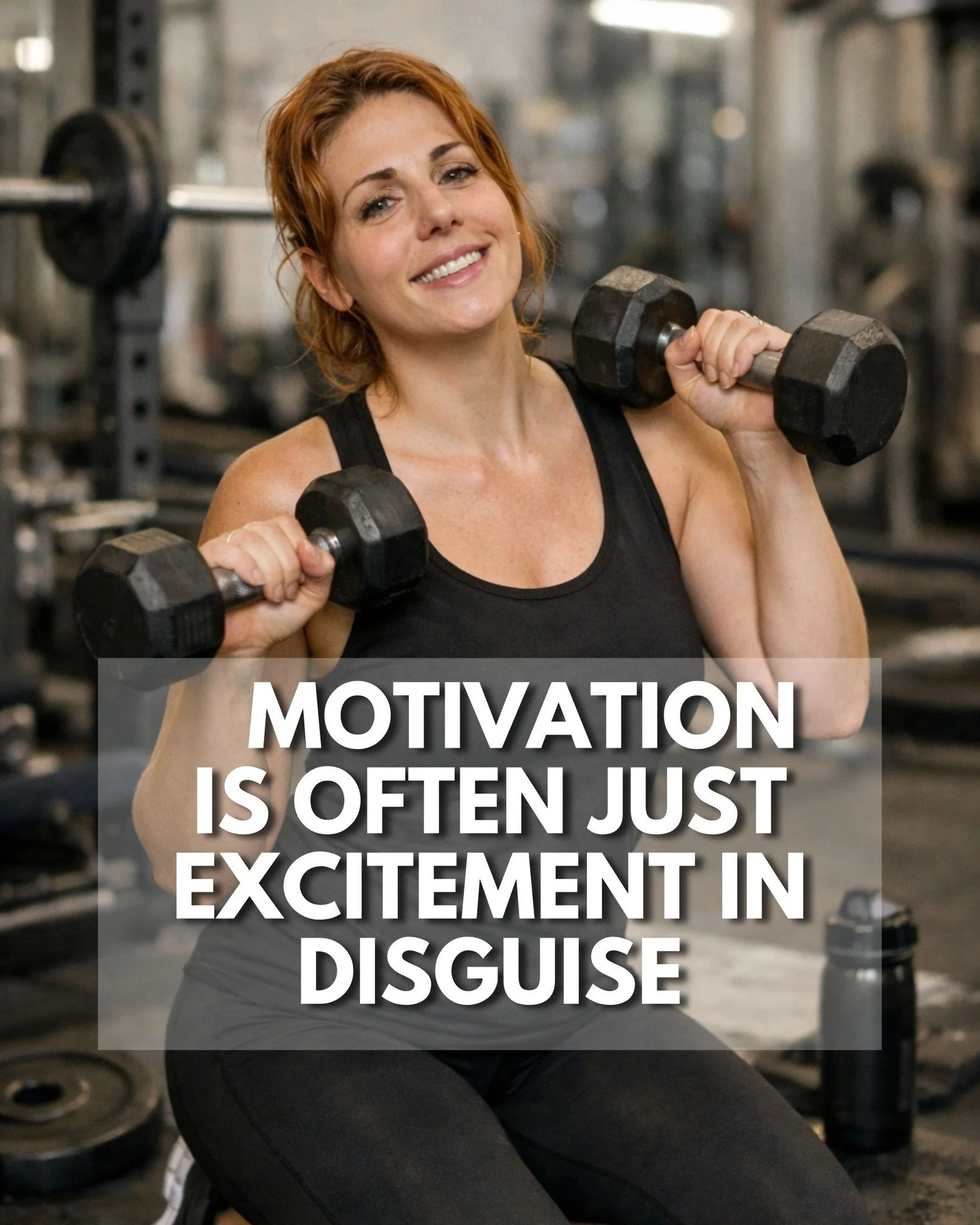 Today I had a conversation about motivation that really stayed with me.

This client has been with us for almost six months. From September to December she was flying. Results, energy, consistency &mdash; everything was moving. Then December came (be