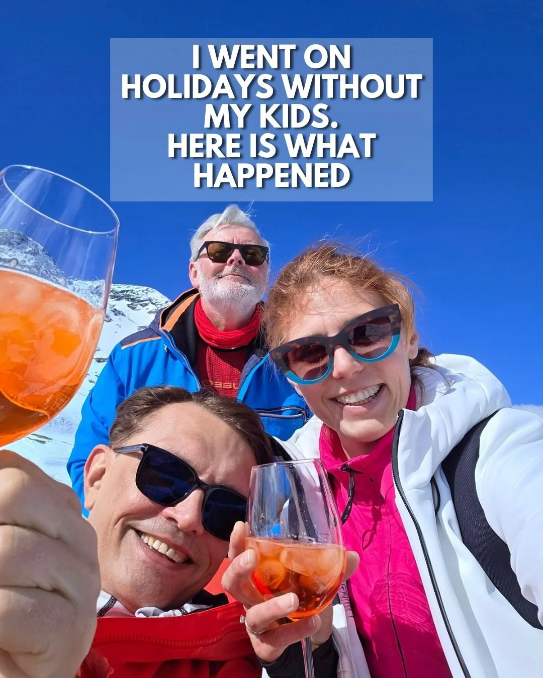 I did something this week that I haven&rsquo;t done in five years.

I went away without my kids.

Not for work. Not for a few hours. Not for a rushed dinner.

A proper few days. Just me.

Davide and his parents stayed with the kids, and I went to joi