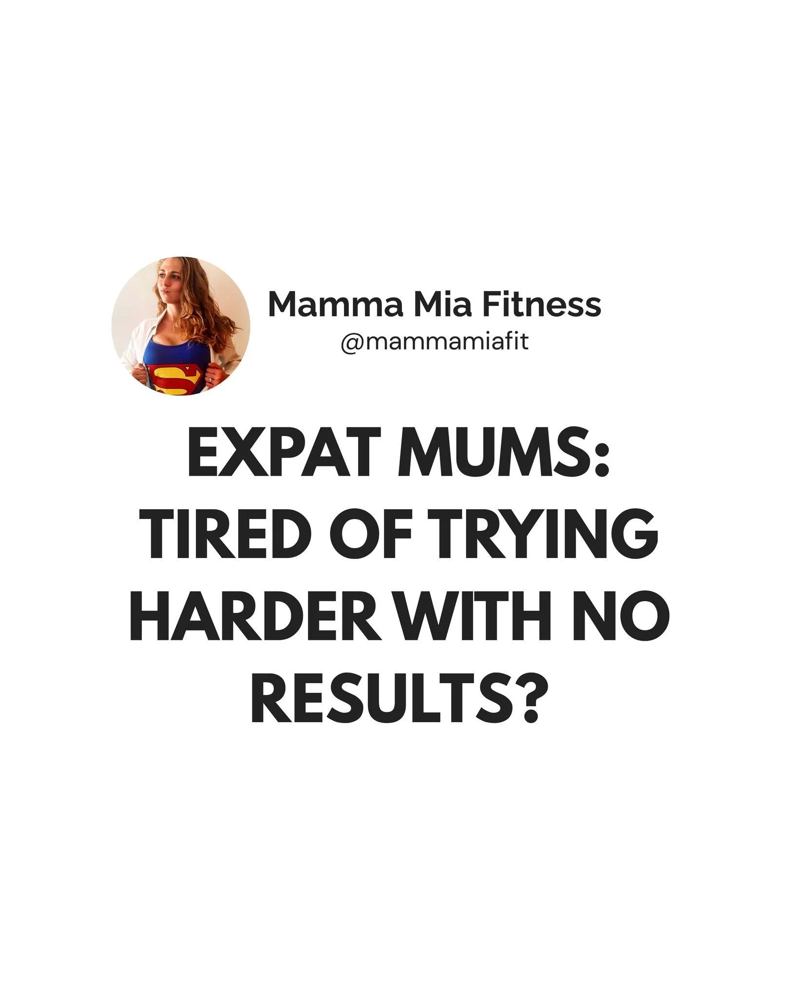 You think you need to try harder&hellip; but you actually need to stop guessing.

Expat mums&hellip; if you&rsquo;re stuck in the &ldquo;try harder&rdquo; loop &mdash; this is for you.

I see this all the time. Mums eating less, squeezing in random w