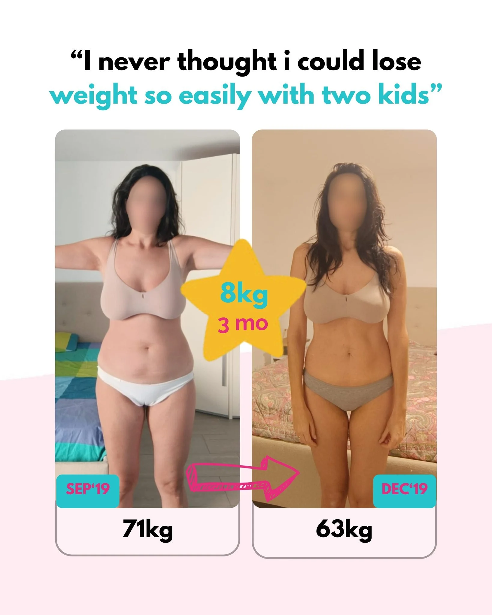 You think you need more willpower&hellip; but she needed a body that felt safe again.

From eating less every week to finally feeling in control around food&mdash;in just 12 weeks &rarr; this is how Maria did it.

She&rsquo;s a 36-year-old mum of 2, 
