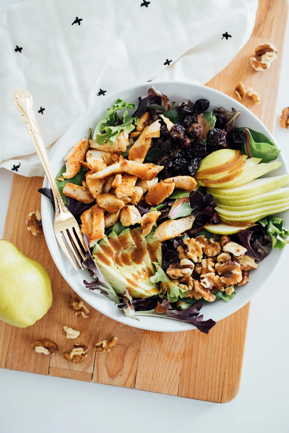 Pear + Avocado Spring Salad