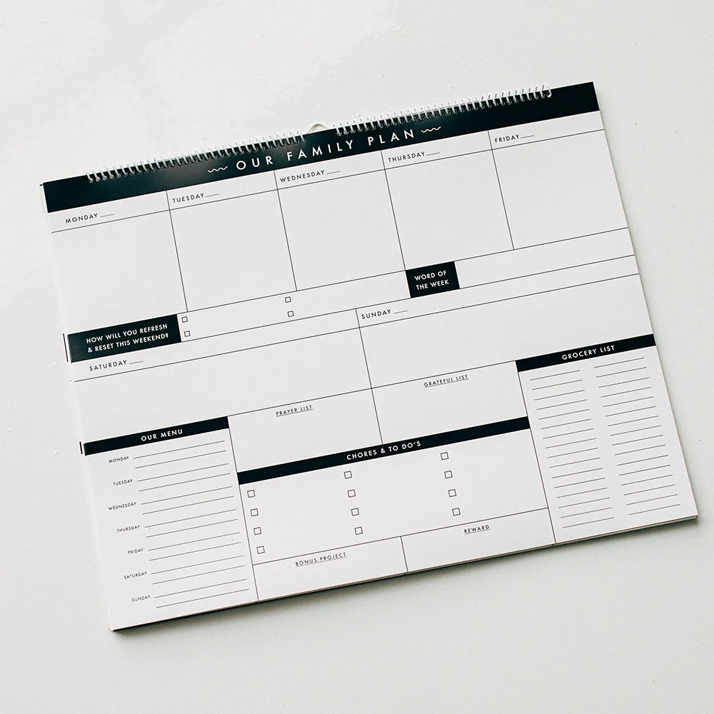 Family Plan Calendar — walk in love.