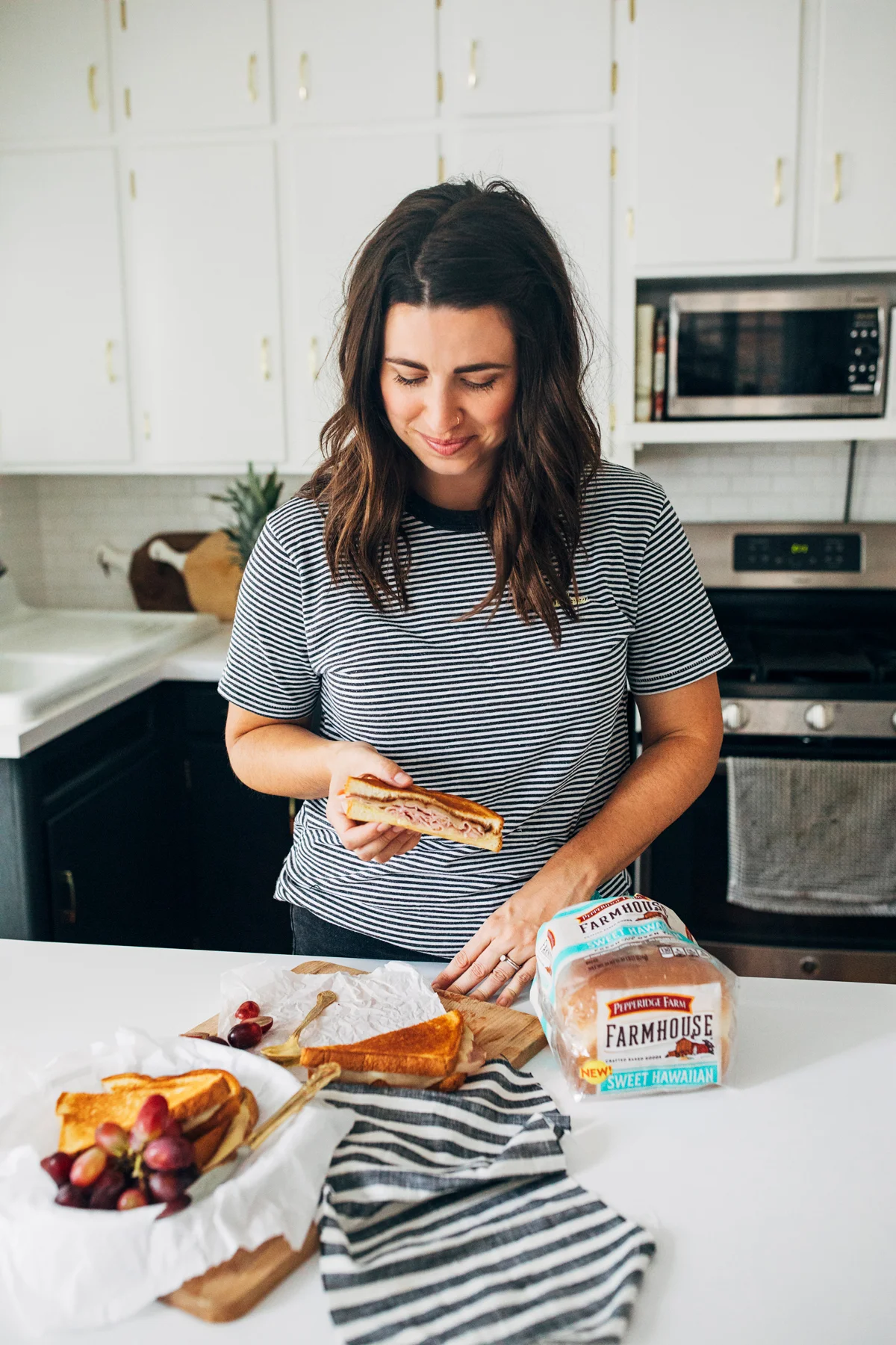 Ham &amp; Dijon Grilled Cheese with Apple Butter